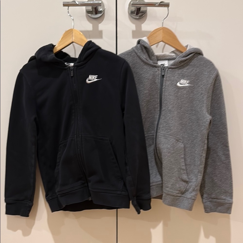Nike Kids' Black and Gray Hoodies Bundle